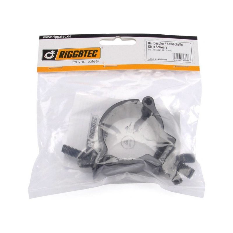 Halfcoupler Small zwart 48-51mm