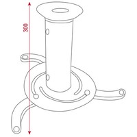 PRB-1 Plafondbeugel voor projector