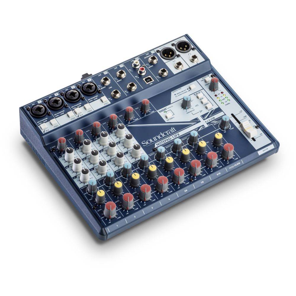 Soundcraft Notepad-12FX PA mixer met effecten