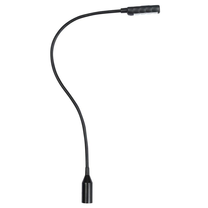 LED zwanenhalslampje 4-polig XLR 40cm koud wit