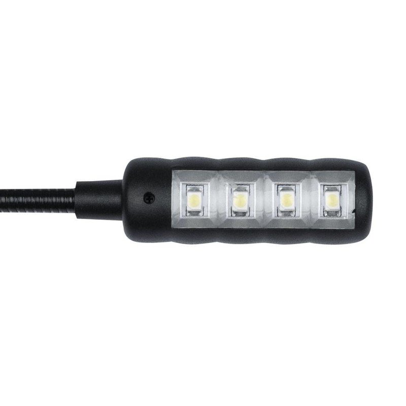 LED zwanenhalslampje 4-polig XLR 40cm koud wit