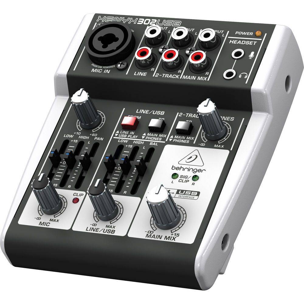 Behringer Xenyx 302Usb Pa En Studio Mixer behringer kopen in de aanbieding