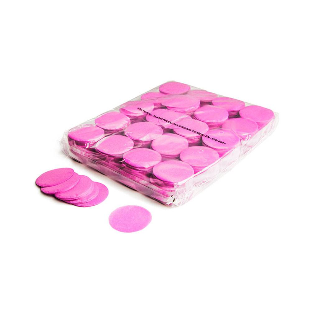 MagicFX Slowfall confetti rondjes 55mm roze