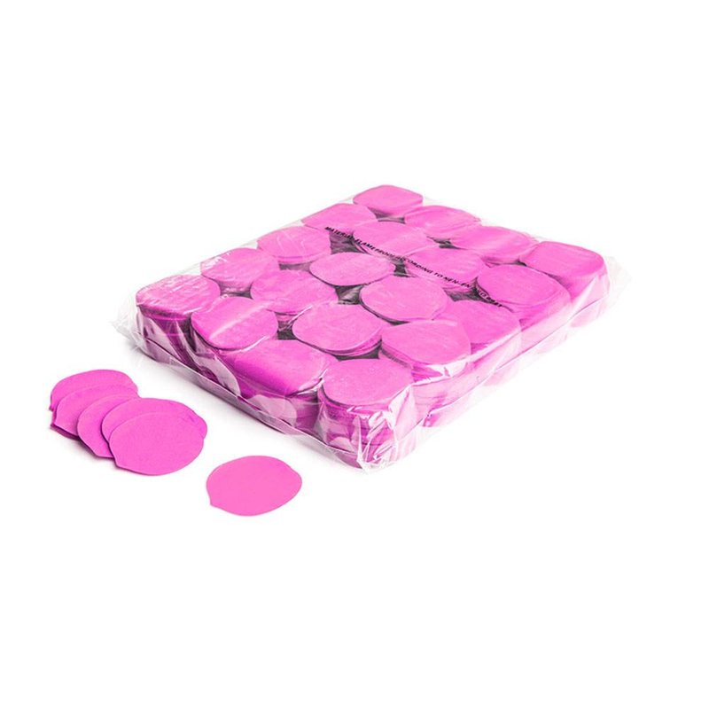 Slowfall confetti rozenblaadjes 55mm roze