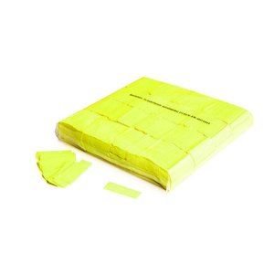 MagicFX Slowfall UV confetti 55x17mm Fluo geel