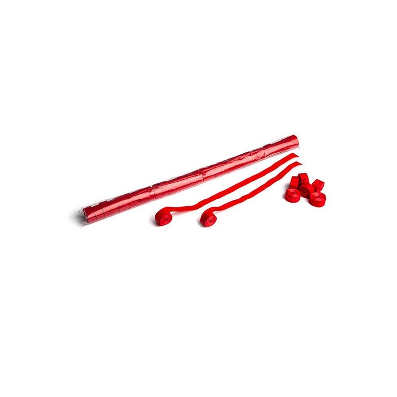 Streamers 10m x 1.5cm rood