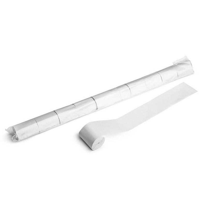 Streamers 20m x 5cm wit