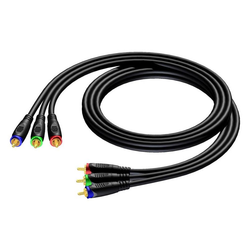 CAV112/5 RCA RGB videokabel 5m