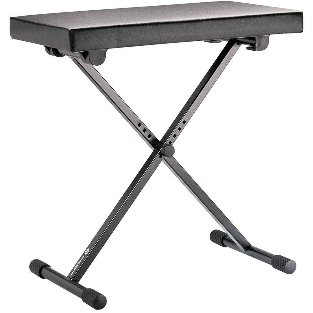 K&M 14065 Keyboardbank zwart afbeelding