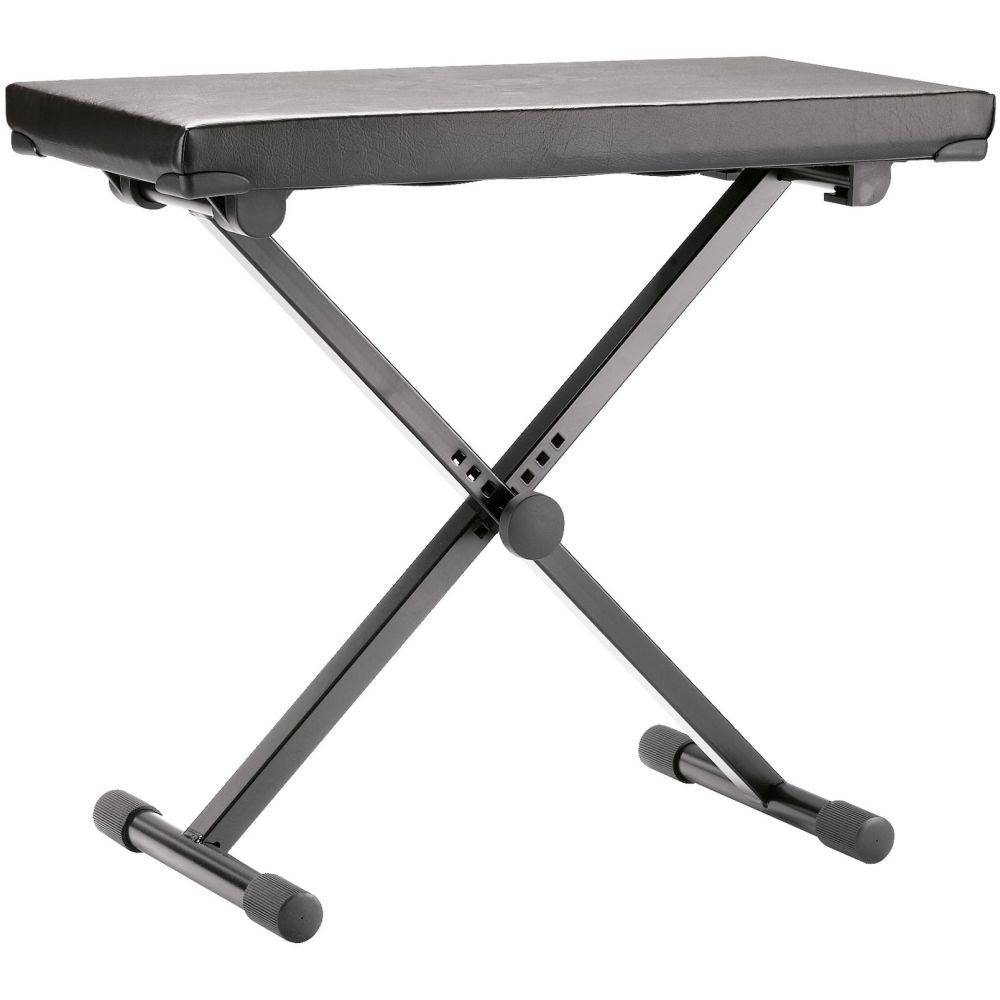K&M 14075 Keyboardbank zwart afbeelding