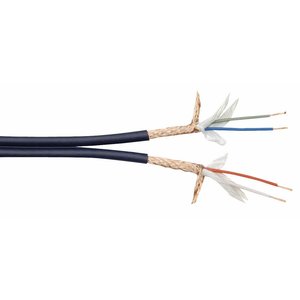 DAP MCD-224 Dubbele line kabel donkerblauw 100m