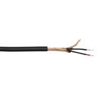 DAP MC-226B microfoonkabel dubbele afscherming zwart 100m MC-226B microfoonkabel dubbele afscherming zwart 100m