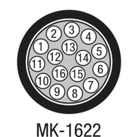 MK-1622 16-Aderige Studio multikabel per meter