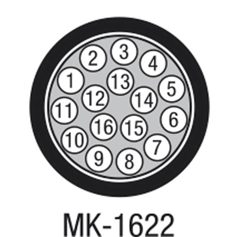 MK-1622 16-Aderige Studio multikabel per meter