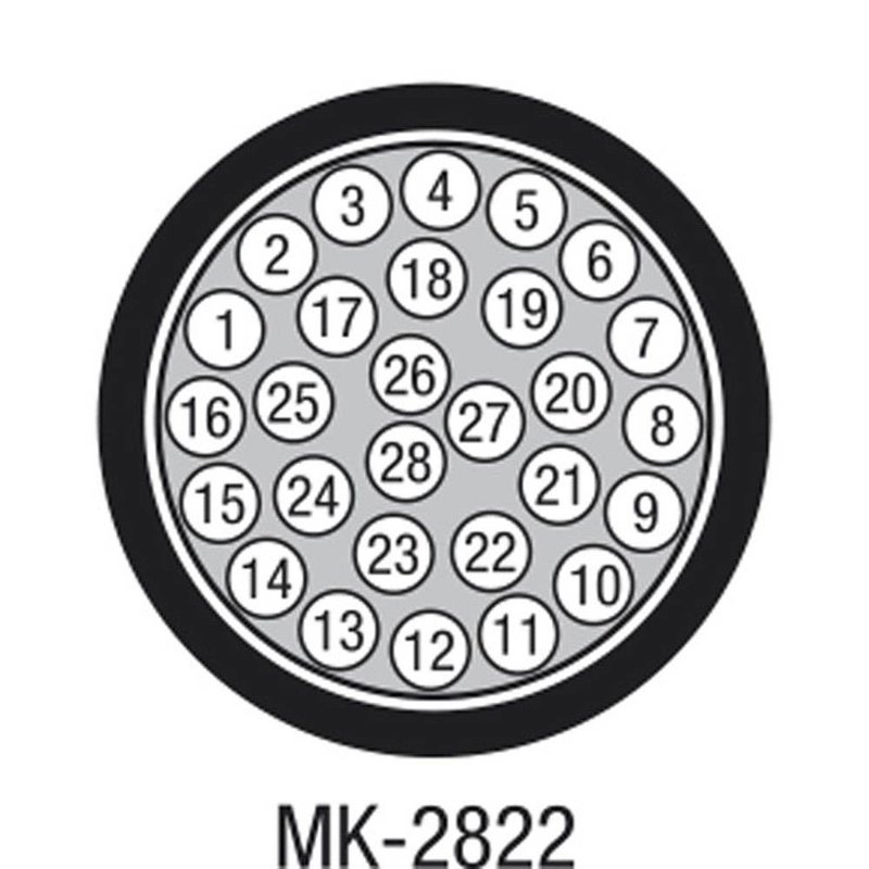 MK-2822 28-Aderige Studio multikabel per meter