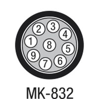 MK-832 8-kanaals multikabel per meter