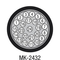 MK-2432 24-kanaals multikabel per meter