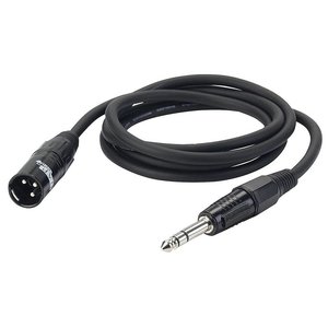 DAP FL04 verloopkabel 1x XLR male naar 1x Stereo jack 3m DAP FL04 verloopkabel 1x XLR male naar 1x Stereo jack 3m
