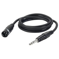 FL04 verloopkabel 1x XLR male naar 1x Stereo jack 6m