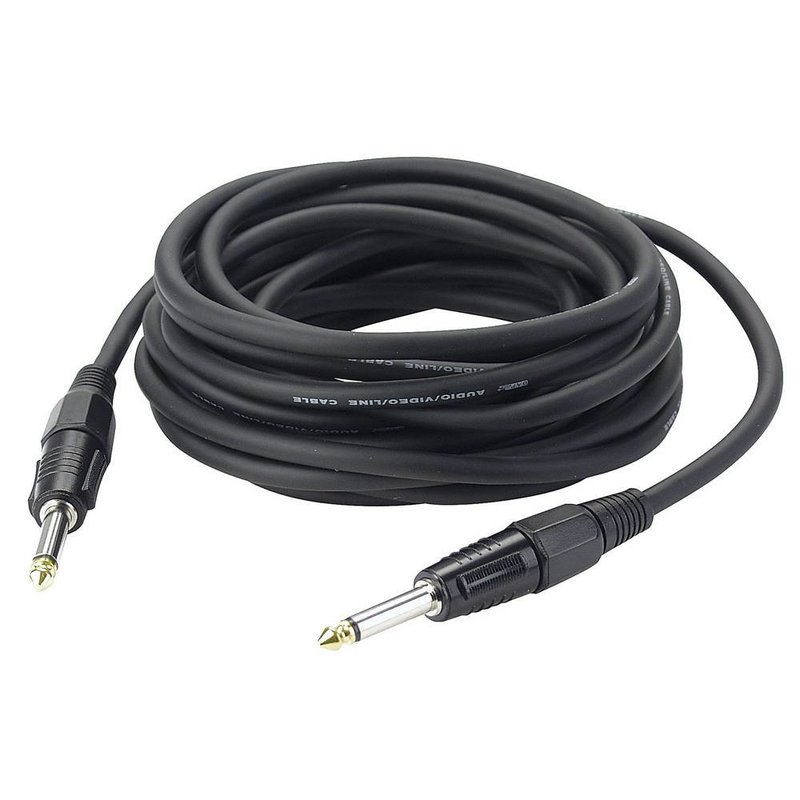 DAP FL06 Ongebalanceerde Jack-Jack instrumentkabel 10m FL06 Ongebalanceerde Jack-Jack instrumentkabel 10m