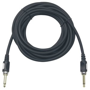 DAP ROAD-GIG Gitaarkabel 7mm 10m rechte jack connectors