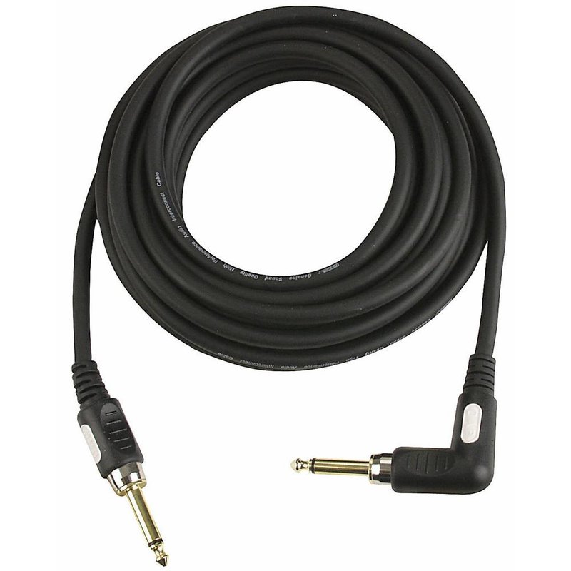 DAP STAGE-GIG Gitaarkabel 6mm 6m haakse jack connector STAGE-GIG Gitaarkabel 6mm 6m haakse jack connector