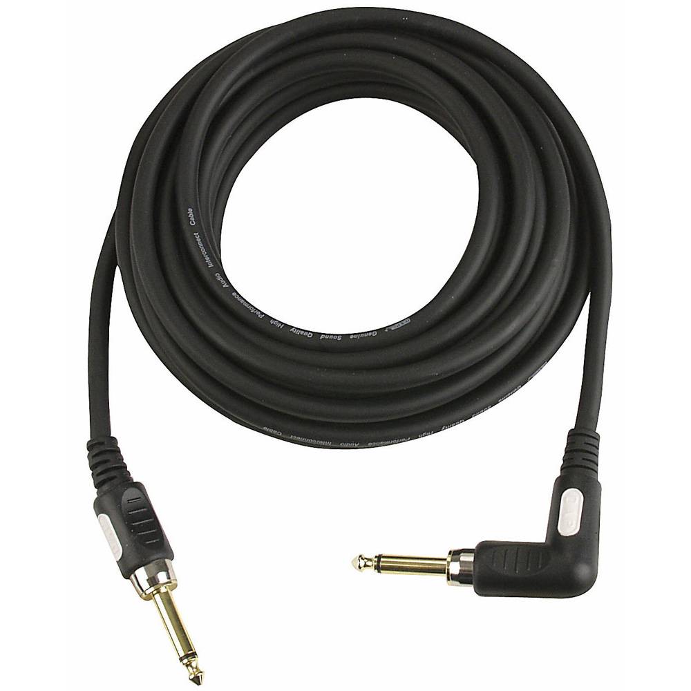 DAP STAGE-GIG Gitaarkabel 6mm 6m haakse jack connector afbeelding