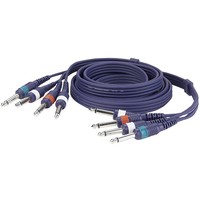 DAP FL20 verloopkabel 4x Jack naar 4x Jack 150cm FL20 verloopkabel 4x Jack naar 4x Jack 150cm