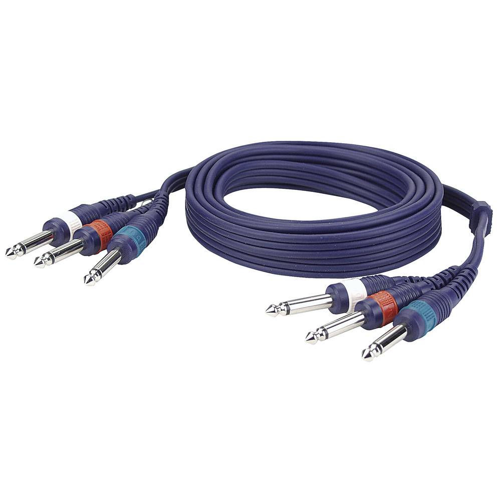 DAP FL21 verloopkabel 3x Jack naar 3x Jack 3m afbeelding