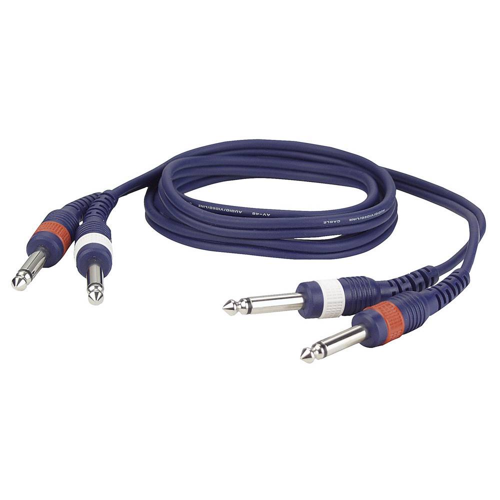 DAP FL22 verloopkabel 2x Jack naar 2x Jack 3m afbeelding