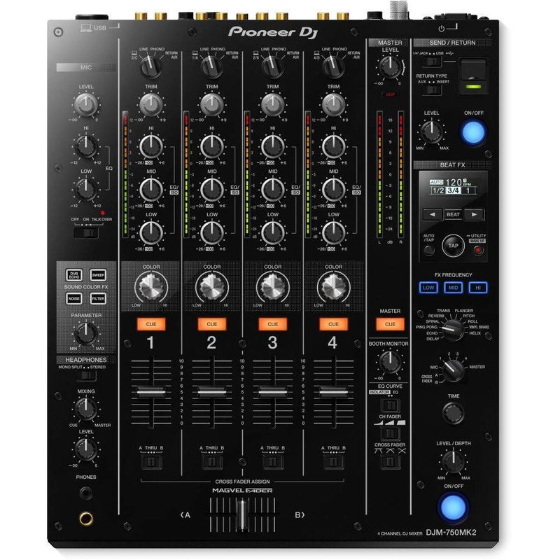 Pioneer DJ DJM-750 MK2 4-kanaals dj mixer DJM-750 MK2 4-kanaals dj mixer