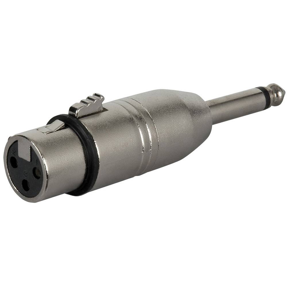 DAP FLA23 XLR female naar Mono jack male adapter afbeelding