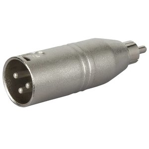 DAP FLA32 XLR male naar RCA male adapter