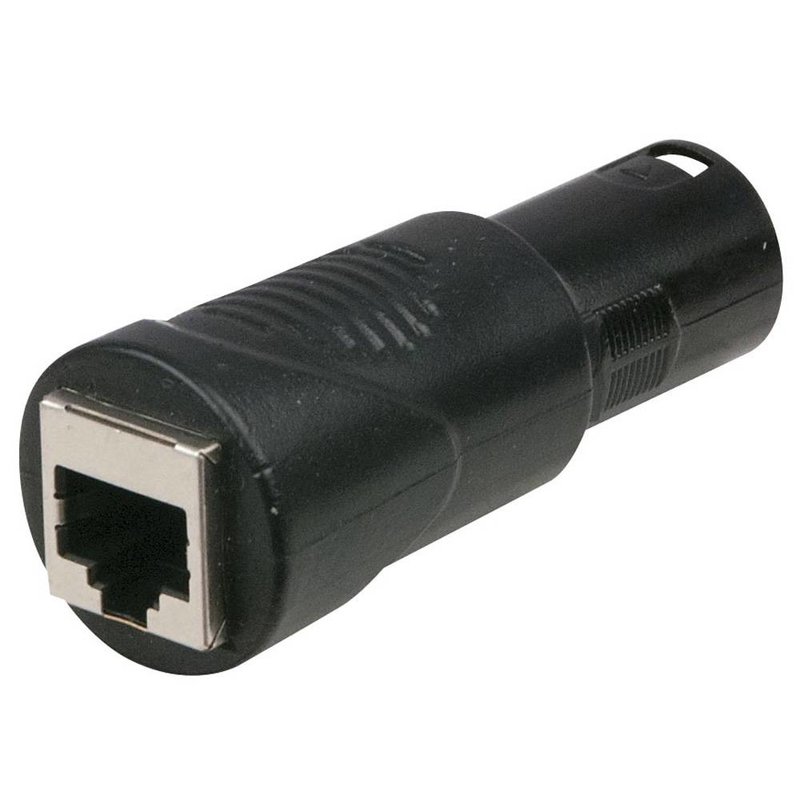 DAP FLA38 XLR Male 3p naar RJ45 verloopplug FLA38 XLR Male 3p naar RJ45 verloopplug