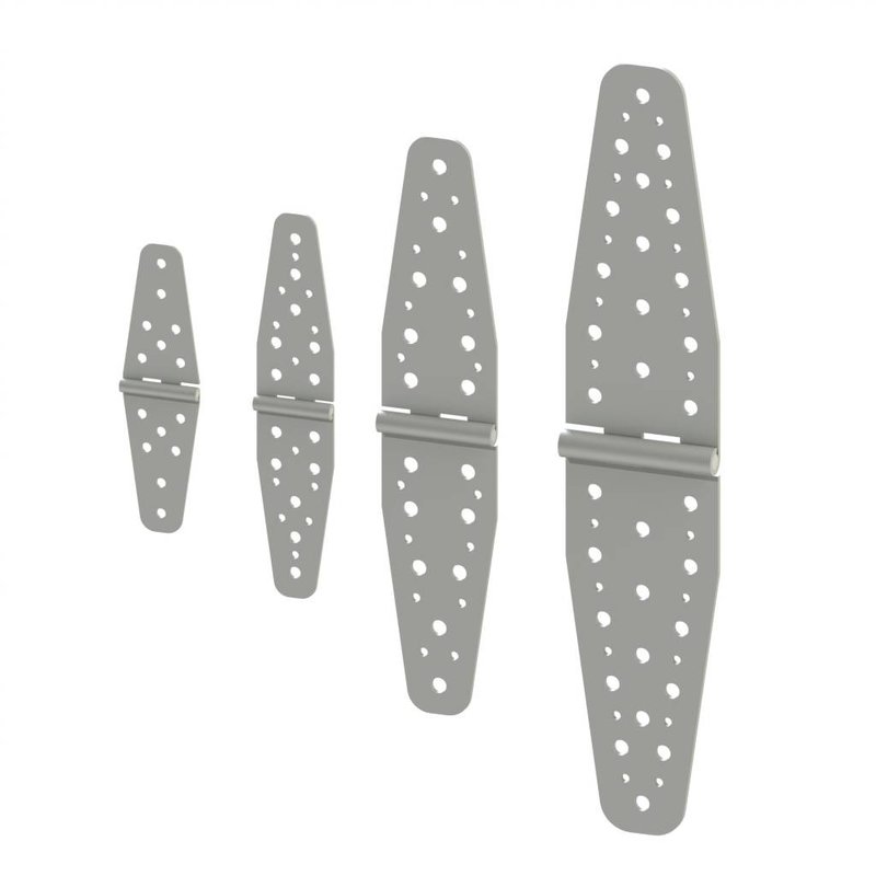 2651 Opbouw scharnier 75x2mm