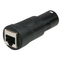 DAP FLA40 XLR Male 5p naar RJ45 verloopplug FLA40 XLR Male 5p naar RJ45 verloopplug