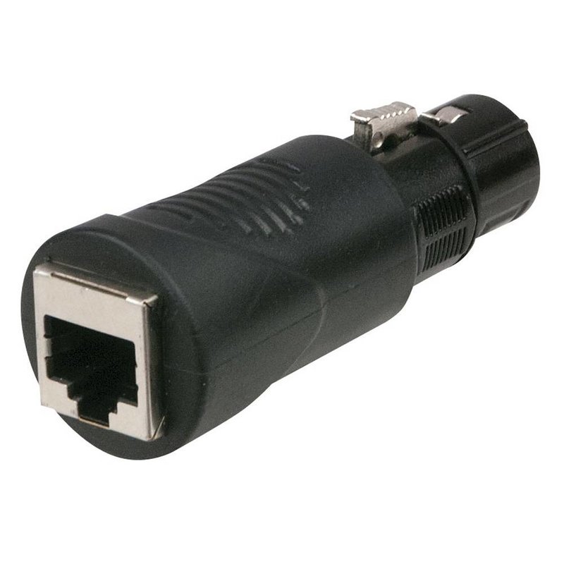 DAP FLA41 XLR Female 5p naar RJ45 verloopplug FLA41 XLR Female 5p naar RJ45 verloopplug
