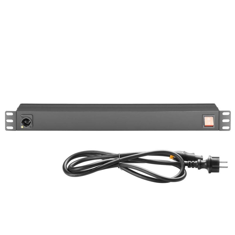 87471 T 19 inch 8-weg stroomverdeler met TrueCon