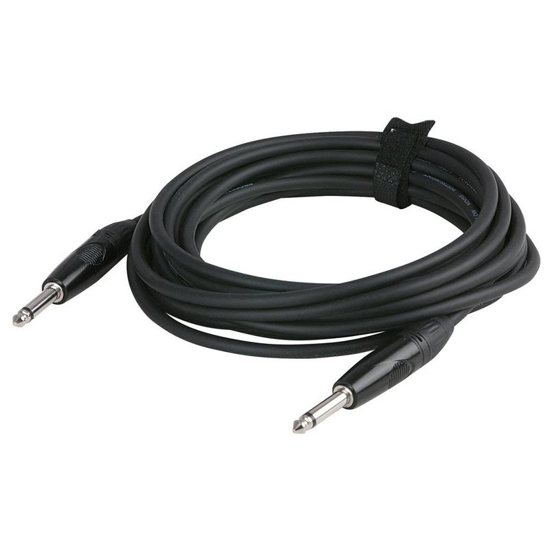 DAP FLX05 ongebalanceerde Jack-Jack mono instrumentkabel 10m FLX05 ongebalanceerde Jack-Jack mono instrumentkabel 10m