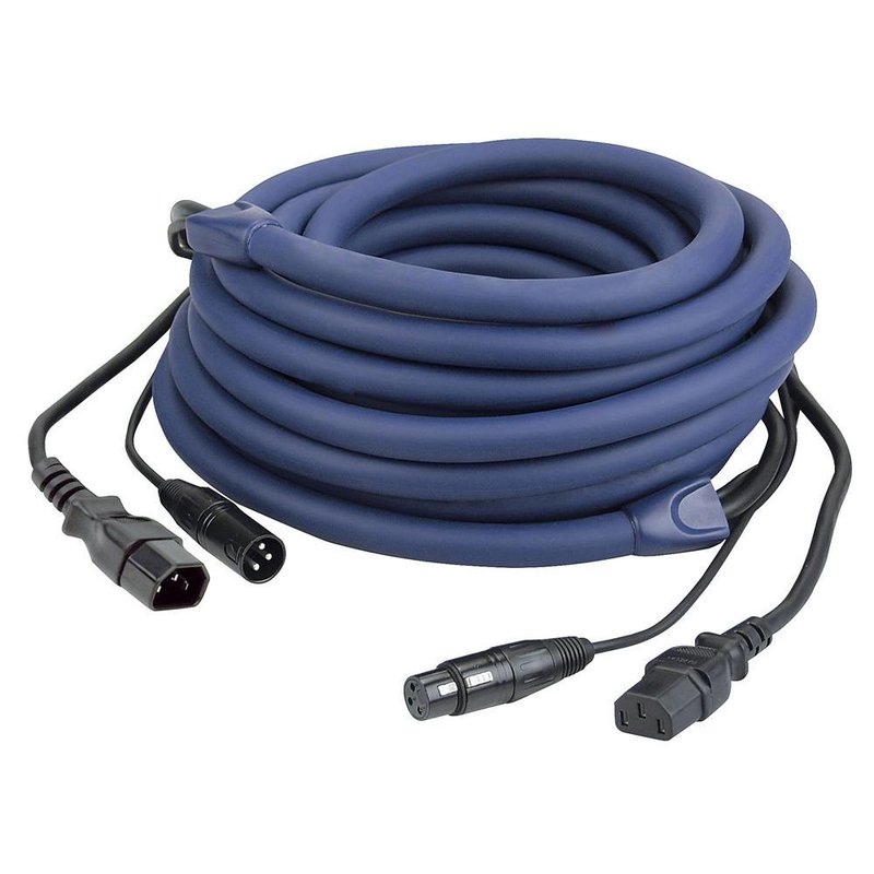 DAP FP12 Euro en DMX combinatiekabel 6m FP12 Euro en DMX combinatiekabel 6m