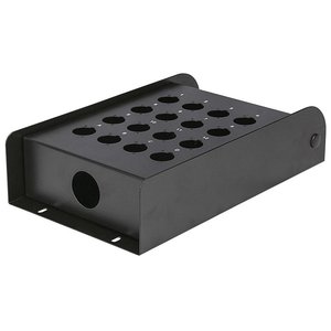 DAP FSB16E lege stagebox 16 gaten zwart