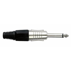 DAP 6,3mm Jackplug mono zilver DAP 6,3mm Jackplug mono zilver
