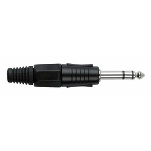 DAP 6,3mm Jackplug stereo zwart