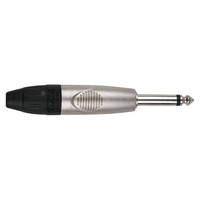 6.3mm Jackplug X-Type Mono zilver