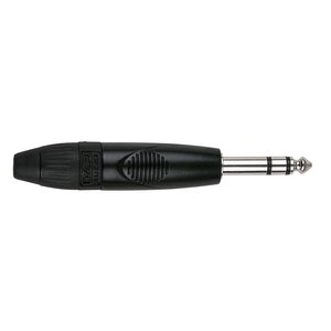 DAP 6.3mm Jackplug X-Type Stereo zwart