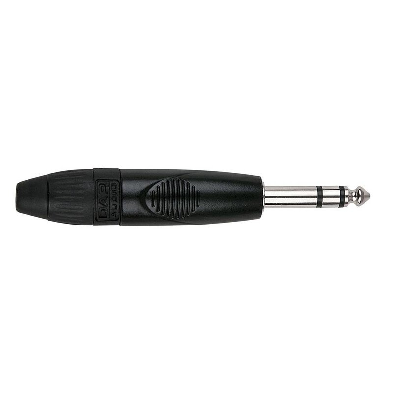 6.3mm Jackplug X-Type Stereo zwart