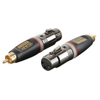 DAP Xcaliber XGA31 XLR female naar RCA male adapter Xcaliber XGA31 XLR female naar RCA male adapter