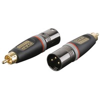 DAP Xcaliber XGA32 XLR male naar RCA male adapter Xcaliber XGA32 XLR male naar RCA male adapter