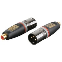 DAP Xcaliber XGA34 XLR male naar RCA female adapter Xcaliber XGA34 XLR male naar RCA female adapter