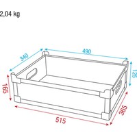UCA-SCV1 Stack case H1 Value Line stapelbare flightcase